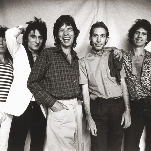 Brian Aris - The Rolling Stones, Group Shot, Long View Barn 1981