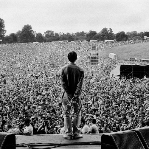 Jill Furmanovsky - Liam Gallagher, Slane Castle, 1995
