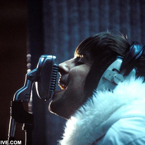 Jill Furmanovsky - Liam Gallagher, Oasis, Recording Heathen Chemistry, at Olympic Studios, 2001