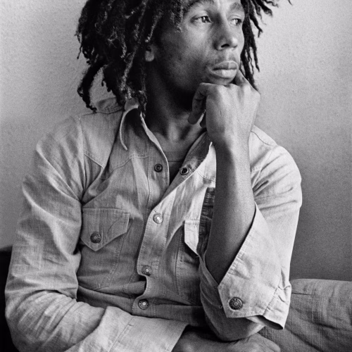 Dennis Morris - Bob Marley portrait, 1973