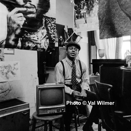 Val Wilmer - Archie Shepp, & Jimi Hendrix, 27 Cooper Square, New York, 1971