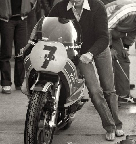Brian Aris - Barry Sheene, Circuit Jerez, 1984